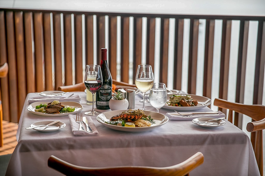 Menus feature a range of locally-sourced ingredients and innovative flavors. Menus feature a range of locally-sourced ingredients and innovative flavors.