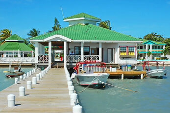 The resort dive center is operated by Pro Dive Belize. The resort dive center is operated by Pro Dive Belize.