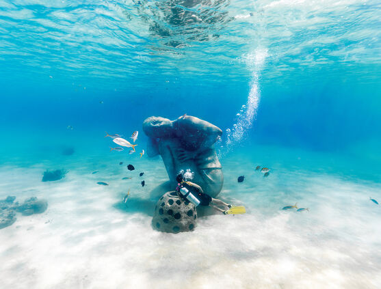 SCUBA diving in the Bahamas