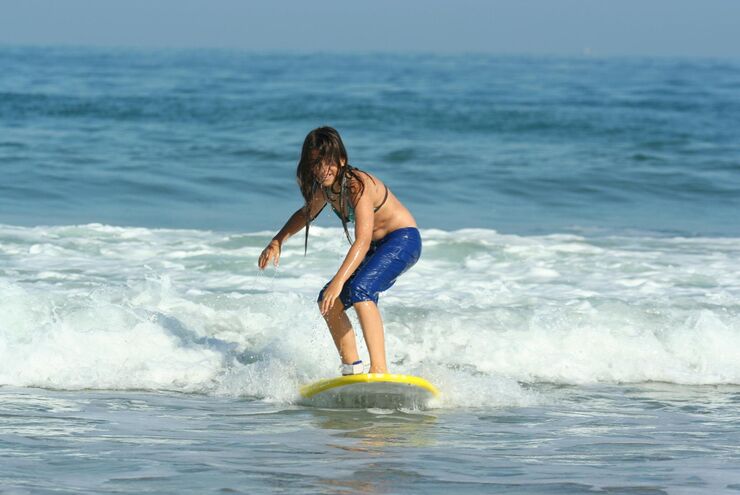Surfing in Barbados