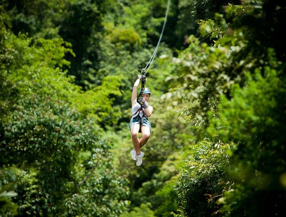 Ziplining in Costa Rica