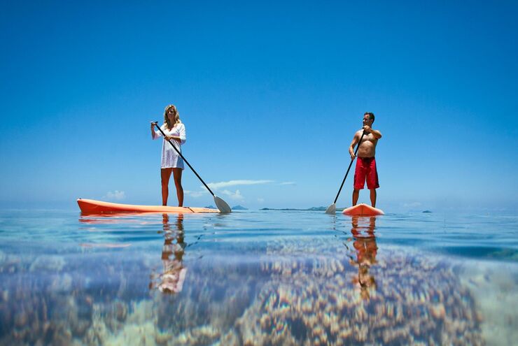 SUP in Fiji