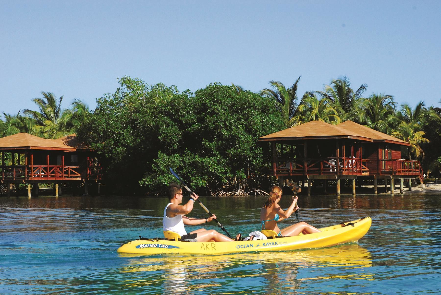 Kayaking in the Bay Islands Kayaking in the Bay Islands