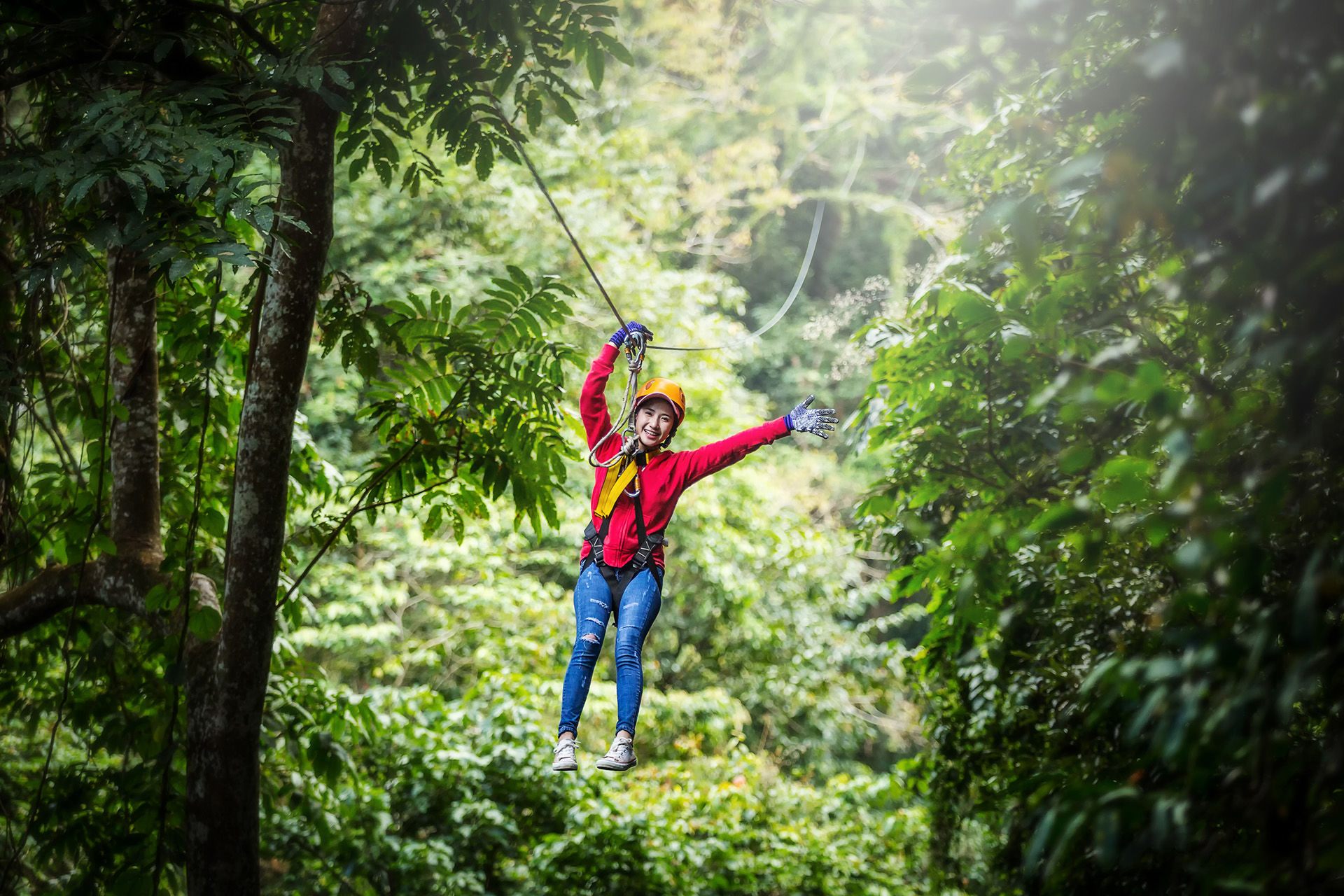 Ziplining in Honduras Ziplining in Honduras
