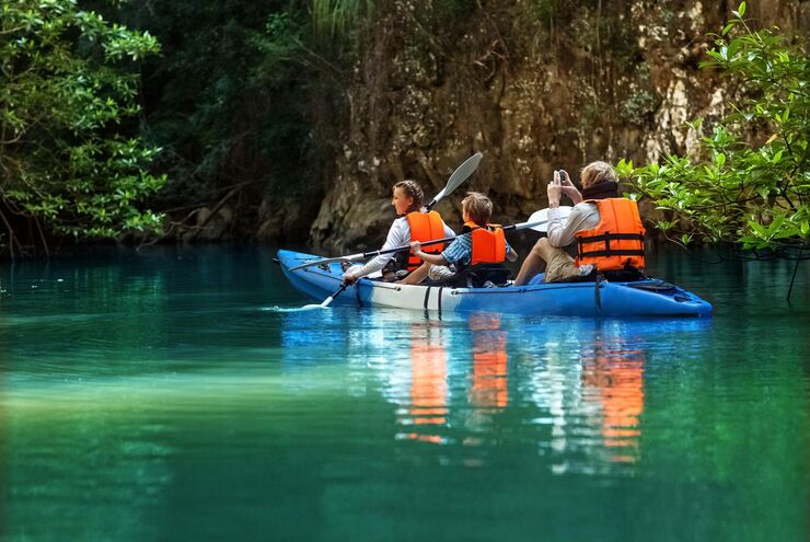 Kayaking in Maldives
