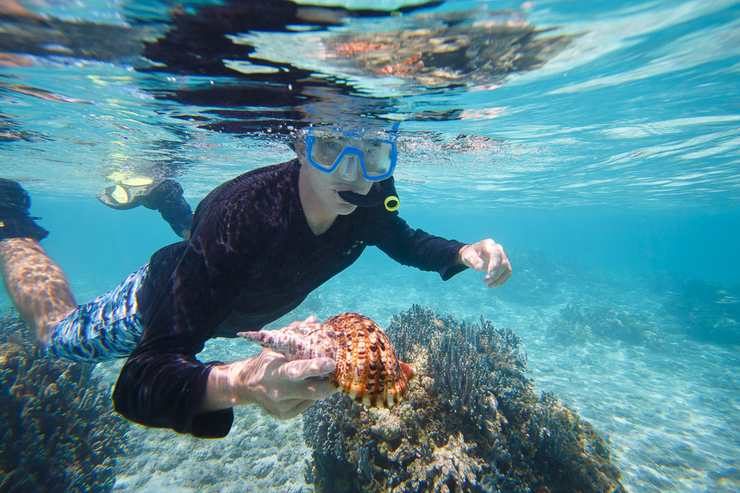 Snorkeling in Micronesia