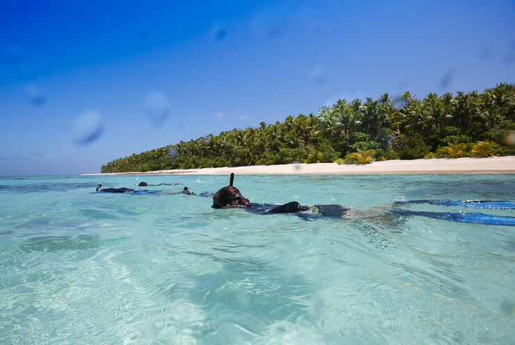Snorkeling in Micronesia