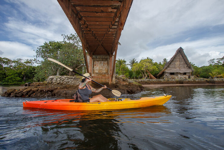 Kayaking in Micronesia