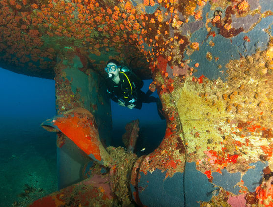 SCUBA diving in Statia