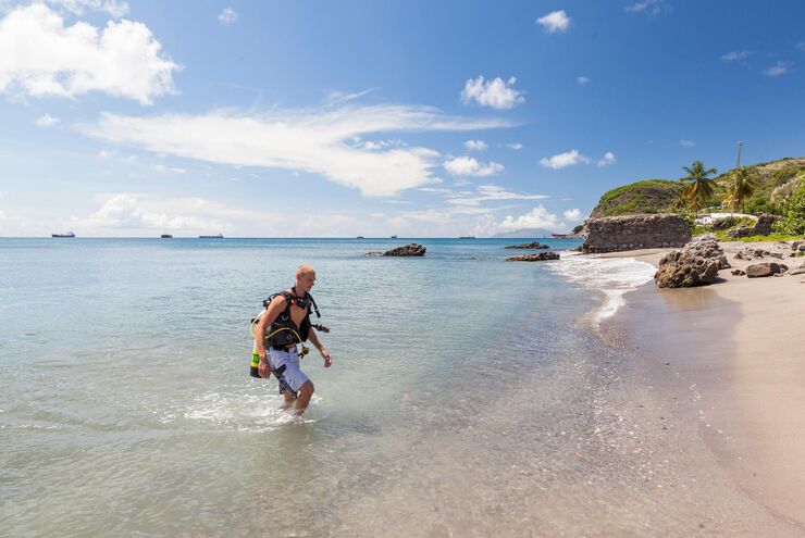 SCUBA diving in Statia