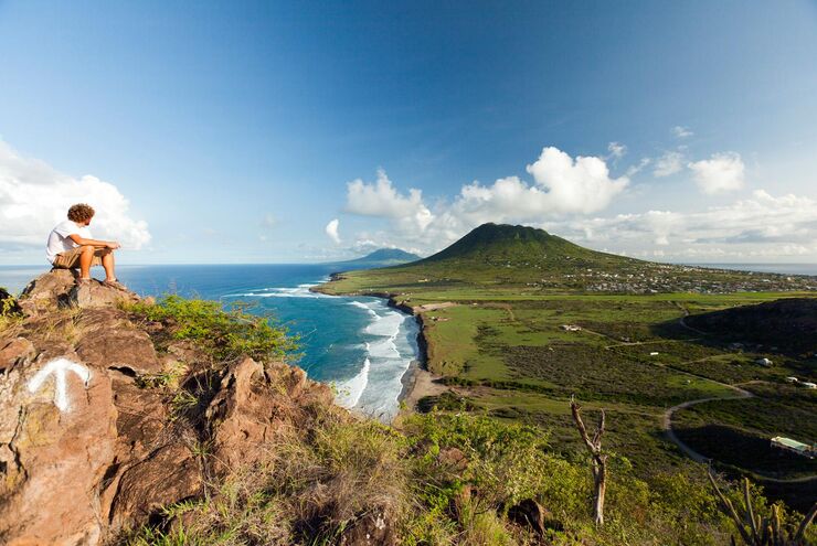 Hiking in Statia