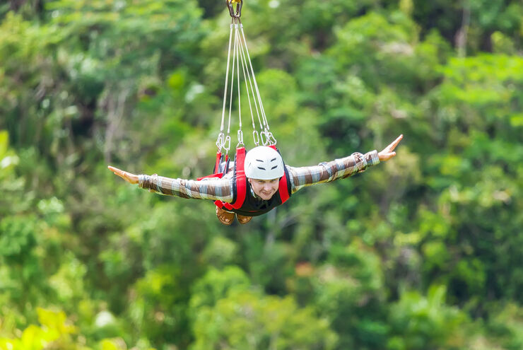 Ziplining
