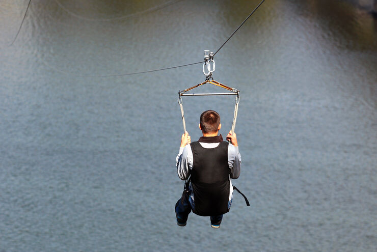 Ziplining