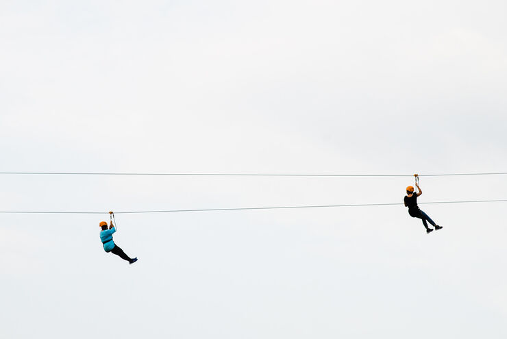 Ziplining